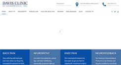 Desktop Screenshot of davisspineinstitute.com